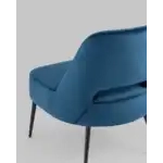 Кресло лаунж Бостон велюр синий УТ000036649 Stool Group (Стул груп)