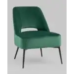 Кресло лаунж Бостон велюр зелёный УТ000036648 Stool Group (Стул груп)
