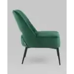 Кресло лаунж Бостон велюр зелёный УТ000036648 Stool Group (Стул груп)