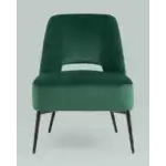 Кресло лаунж Бостон велюр зелёный УТ000036648 Stool Group (Стул груп)