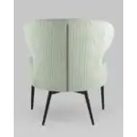 Кресло лаунж Royal Stripes велюр фисташковый УТ000036777 Stool Group (Стул груп)