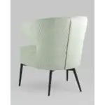 Кресло лаунж Royal Stripes велюр фисташковый УТ000036777 Stool Group (Стул груп)
