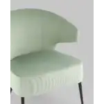 Кресло лаунж Royal Stripes велюр фисташковый УТ000036777 Stool Group (Стул груп)