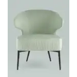 Кресло лаунж Royal Stripes велюр фисташковый УТ000036777 Stool Group (Стул груп)