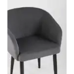 Кресло Ральф велюр тёмно-серый УТ000004923 Stool Group (Стул груп)