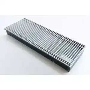 Techno Power KVZ 300-105-3100 внутрипольный конвектор с естественной конвекцией Окрашенная алюминиевая по RAL 300х105х3100