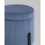 Пуф Дали с ящиком велюр бледно-синий УТ000036728 Stool Group (Стул груп)