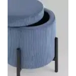 Пуф Дали с ящиком велюр бледно-синий УТ000036728 Stool Group (Стул груп)