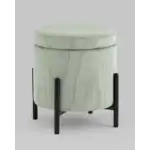 Пуф Дали с ящиком велюр бледно-зелёный УТ000036724 Stool Group (Стул груп)