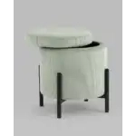 Пуф Дали с ящиком велюр бледно-зелёный УТ000036724 Stool Group (Стул груп)