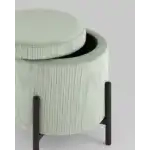 Пуф Дали с ящиком велюр бледно-зелёный УТ000036724 Stool Group (Стул груп)