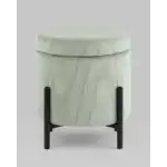 Пуф Дали с ящиком велюр бледно-зелёный УТ000036724 Stool Group (Стул груп)