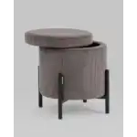 Пуф Дали с ящиком велюр коричневый УТ000036727 Stool Group (Стул груп)