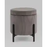 Пуф Дали с ящиком велюр коричневый УТ000036727 Stool Group (Стул груп)