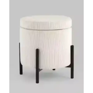 Пуф Дали с ящиком велюр молочный УТ000036725 Stool Group (Стул груп)