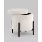 Пуф Дали с ящиком велюр молочный УТ000036725 Stool Group (Стул груп)