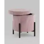 Пуф Дали с ящиком велюр пыльно-розовый УТ000036723 Stool Group (Стул груп)