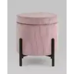 Пуф Дали с ящиком велюр пыльно-розовый УТ000036723 Stool Group (Стул груп)