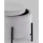 Пуф Дали с ящиком велюр светло-серый УТ000036726 Stool Group (Стул груп)