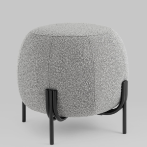 Пуф Флик букле серый УТ000036755 Stool Group (Стул груп)