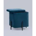 Пуф Грейс квадрат с ящиком велюр синий УТ000036652 Stool Group (Стул груп)