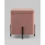 Пуф Грейс квадрат с ящиком велюр пыльно-розовый УТ000035895 Stool Group (Стул груп)