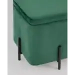 Пуф Грейс квадрат с ящиком велюр зелёный УТ000035896 Stool Group (Стул груп)