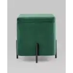 Пуф Грейс квадрат с ящиком велюр зелёный УТ000035896 Stool Group (Стул груп)