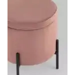 Пуф Грейс с ящиком велюр пыльно-розовый УТ000035891 Stool Group (Стул груп)