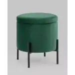 Пуф Грейс с ящиком велюр зелёный УТ000035892 Stool Group (Стул груп)