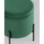 Пуф Грейс с ящиком велюр зелёный УТ000035892 Stool Group (Стул груп)