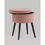 Пуф Клайс с ящиком велюр пыльно-розовый УТ000035913 Stool Group (Стул груп)