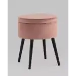 Пуф Клайс с ящиком велюр пыльно-розовый УТ000035913 Stool Group (Стул груп)