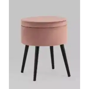 Пуф Клайс с ящиком велюр пыльно-розовый УТ000035913 Stool Group (Стул груп)