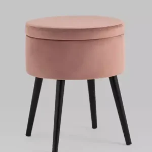 Пуф Клайс с ящиком велюр пыльно-розовый УТ000035913 Stool Group (Стул груп)