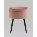 Пуф Клайс с ящиком велюр пыльно-розовый УТ000035913 Stool Group (Стул груп)