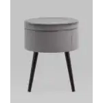 Пуф Клайс с ящиком велюр серый УТ000035911 Stool Group (Стул груп)