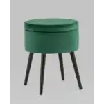 Пуф Клайс с ящиком велюр зелёный УТ000035914 Stool Group (Стул груп)
