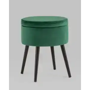 Пуф Клайс с ящиком велюр зелёный УТ000035914 Stool Group (Стул груп)