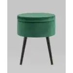 Пуф Клайс с ящиком велюр зелёный УТ000035914 Stool Group (Стул груп)