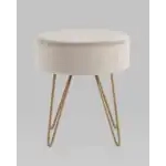Пуф Спейси велюр серо-бежевый УТ000035908 Stool Group (Стул груп)