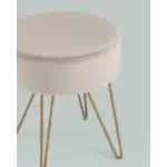 Пуф Спейси велюр серо-бежевый УТ000035908 Stool Group (Стул груп)