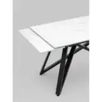 Стол обеденный Канкун раскладной 140-180*90 керамика белый УТ000036965 Stool Group (Стул груп)