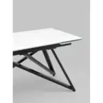 Стол обеденный Канкун раскладной 140-180*90 керамика белый УТ000036965 Stool Group (Стул груп)