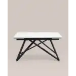 Стол обеденный Канкун раскладной 140-180*90 керамика белый УТ000036965 Stool Group (Стул груп)