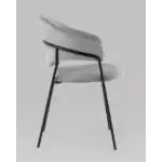 Стул Алексис искусственная замша серый УТ000035498 Stool Group (Стул груп)