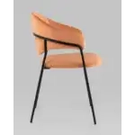 Стул Алексис велюр оранжевый УТ000035130 Stool Group (Стул груп)