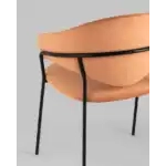 Стул Алексис велюр оранжевый УТ000035130 Stool Group (Стул груп)