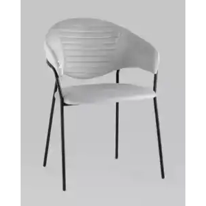 Стул Алексис велюр серый УТ000035124 Stool Group (Стул груп)