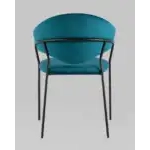 Стул Алексис велюр сине-зелёный УТ000035129 Stool Group (Стул груп)